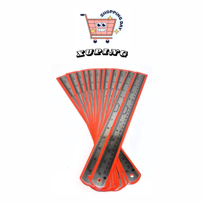 

PENGGARIS BESI 30 cm Termurah Stainless Pengaris Garisan