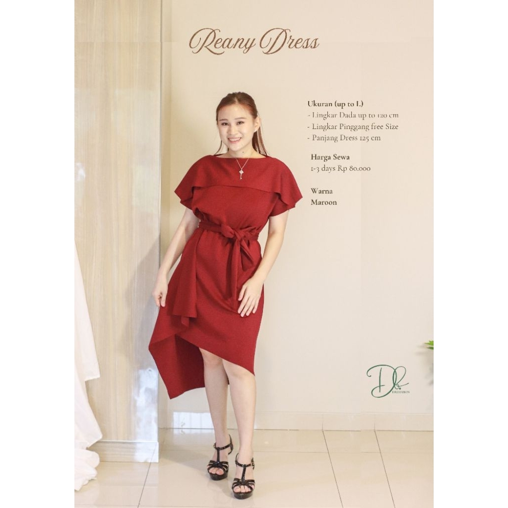 (SEWA/RENT) Reany Dress - Dress Pesta - Dress Prewedding