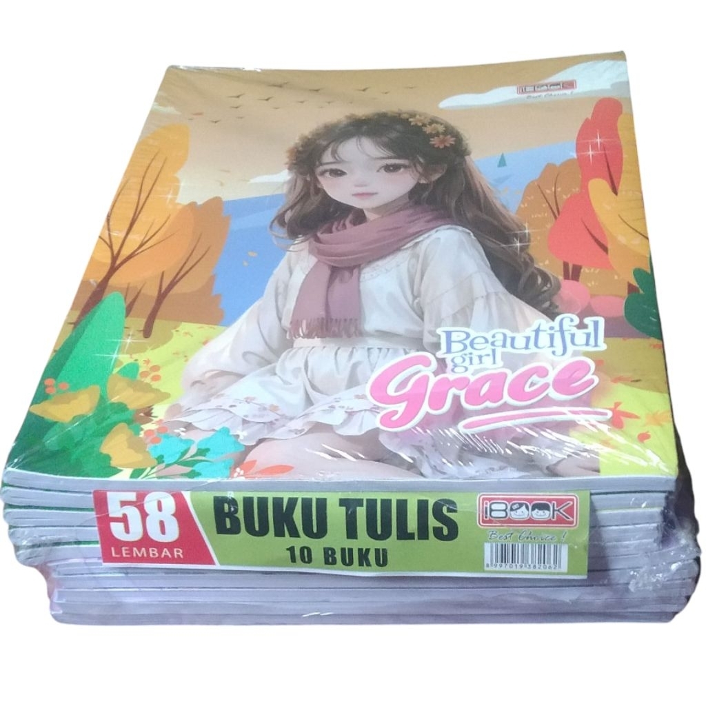 

iBook buku tulis sekolah isi 58 38 32 boxy 50 42 36