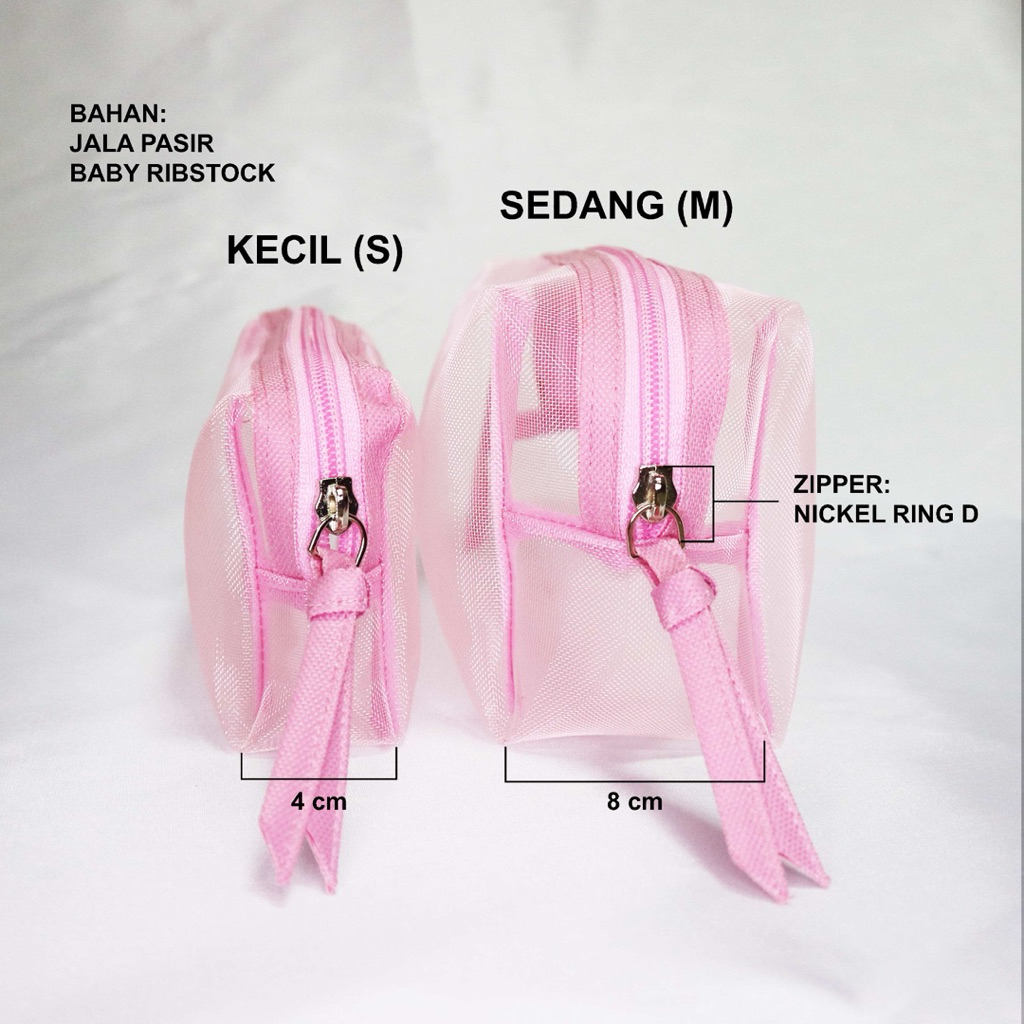 jala.sehati - POUCH JALA PERSEGI PANJANG | Kosmetik / Travel / Organizer