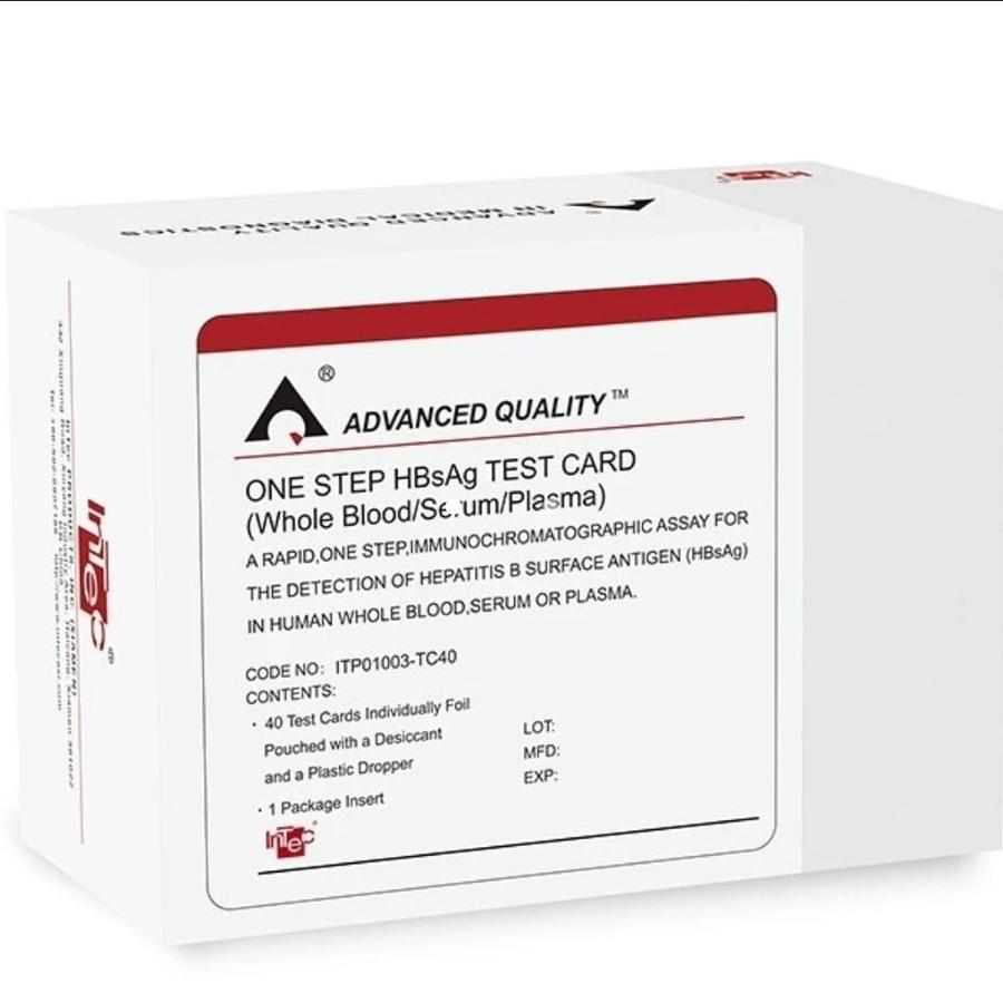 Rapid Test HbsAg Intec isi 100 Test Alat Test Hepatitis