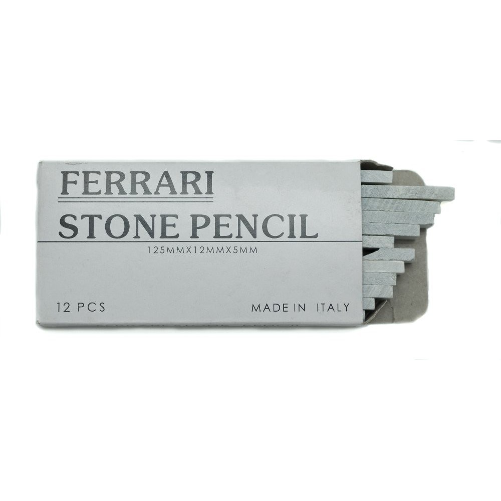

Kapur Besi Ferrarri Ferari Putih Plate Stone Pencil Pensil Tulis Besi