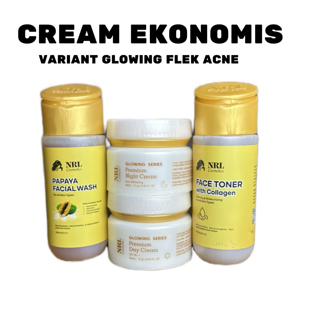 CREAM NRL KOSMETIK VARIANT GLOWING, FLEK, ACNE SERIES ( FORMULA LAMA )