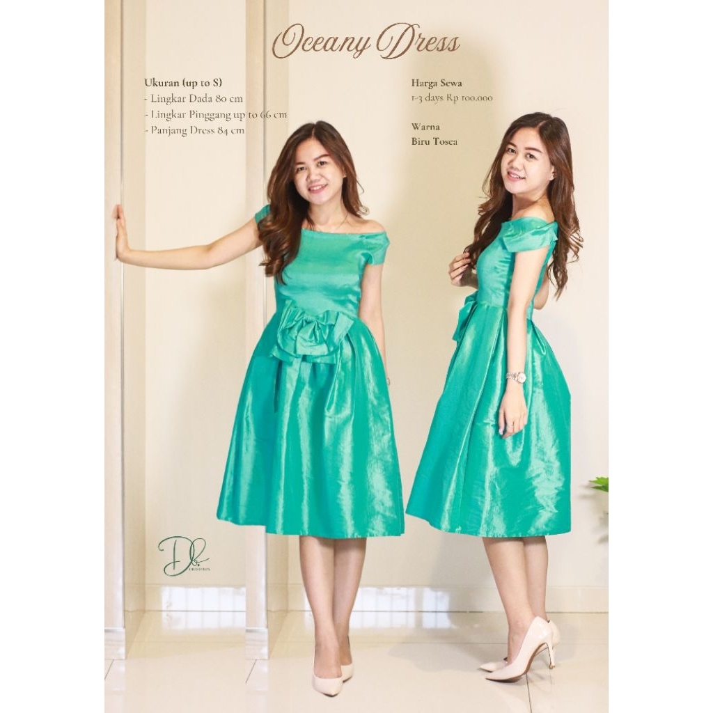 (SEWA/RENT) Oceany Dress - Dress Pesta - Dress Prewedding