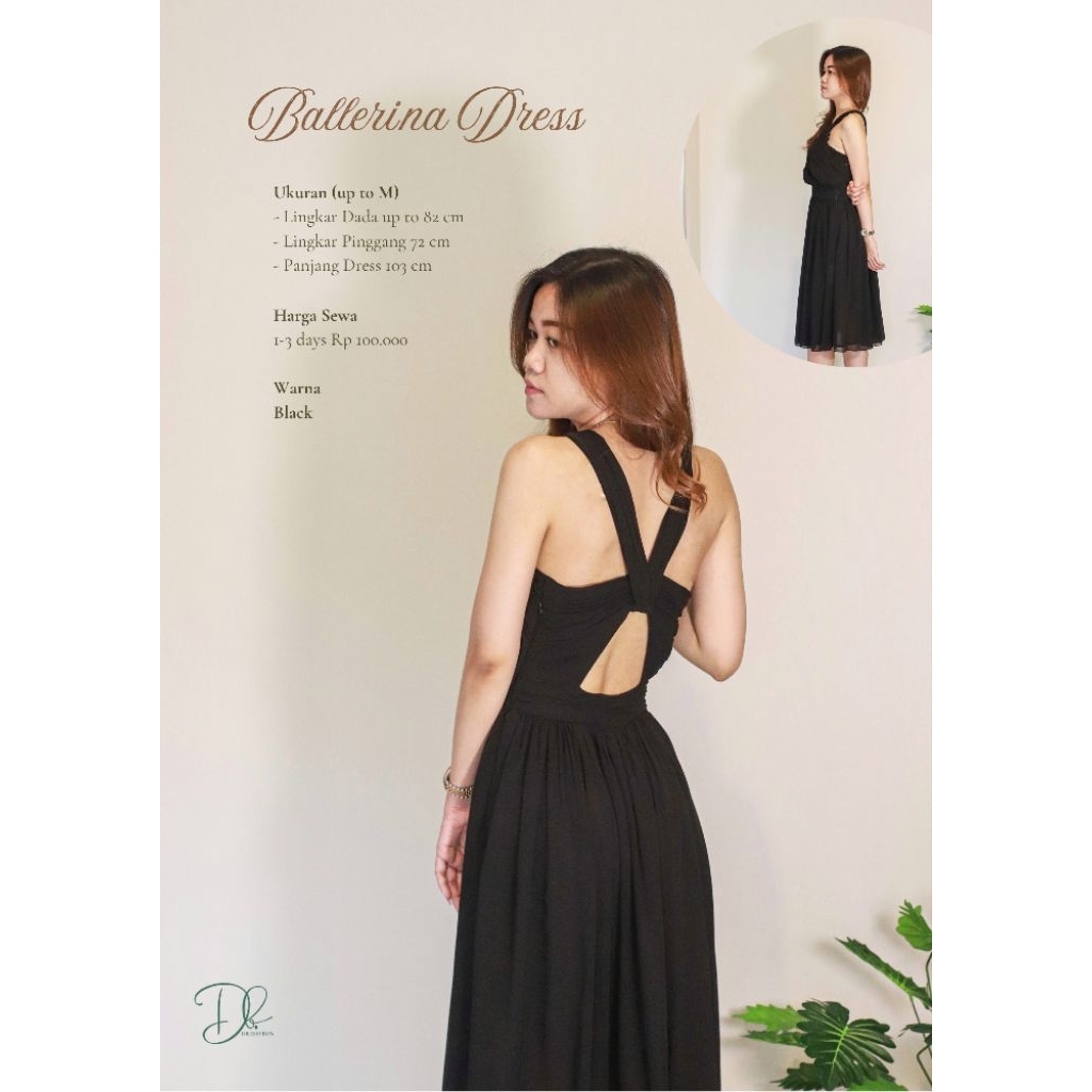 (SEWA/RENT) Ballerina Dress - Dress Pesta - Dress Prewedding