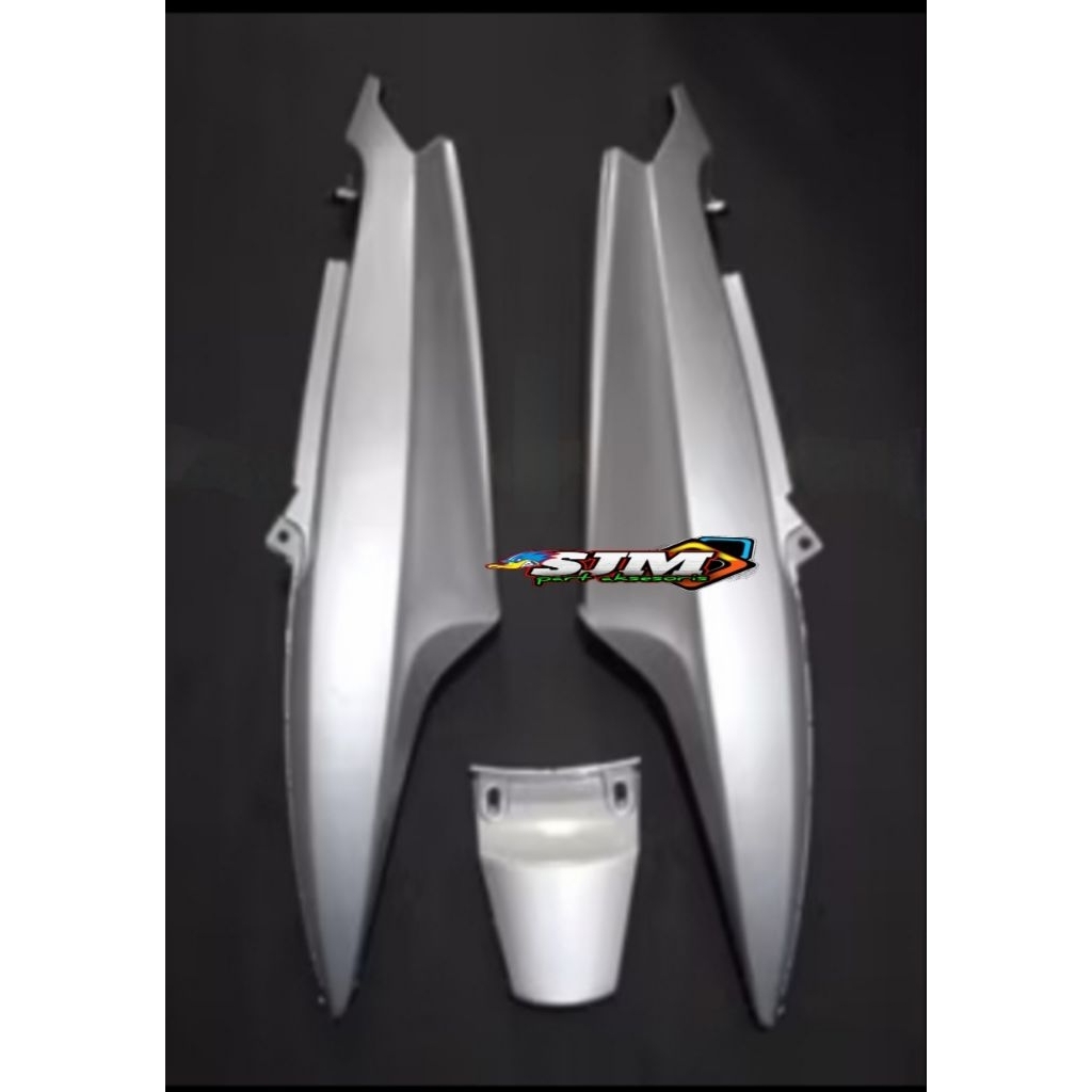 BODY SAMPING KANAN KIRI YAMAHA MIO SMILE, MIO SPORTY, SILVER