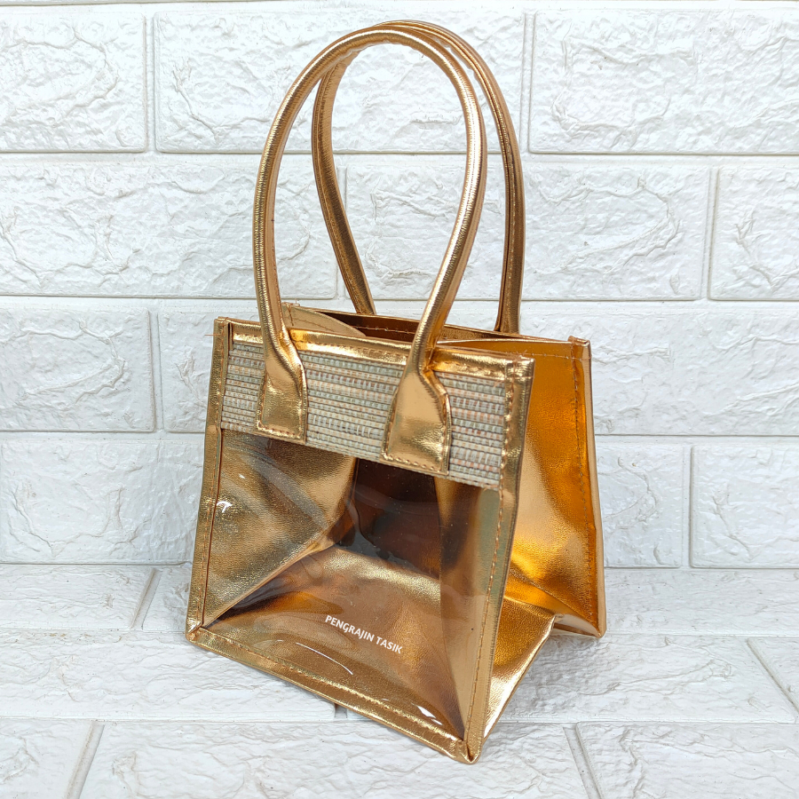 

Tas Parcel Mendong Isi 2 Toples (Gold) Keranjang Hampers Mika Hari Raya