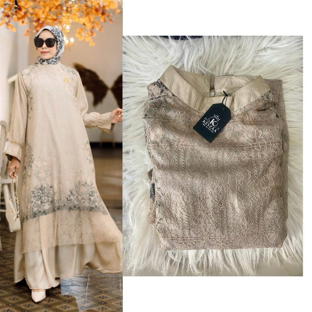 GAMIS KEYZAA SALWA LEBARAN TERBARU ORIGINAL