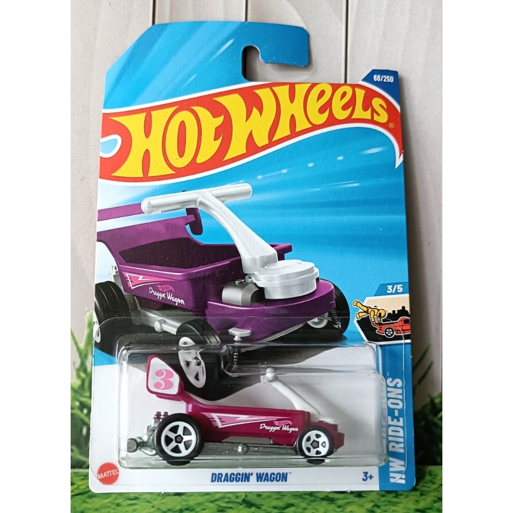Hot Wheels DRAGGIN WAGON Ungu Lot H 2025
