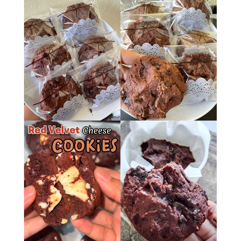 

redvelved cheese choco soft cookies