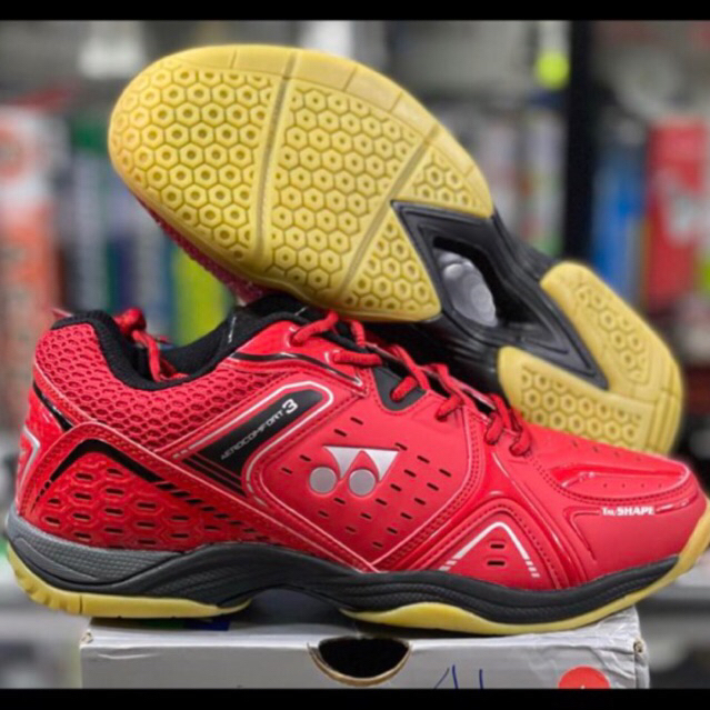Sepatu Badminton Yonex Aero Comfort 3 Red / Aerocomfort 3 Merah