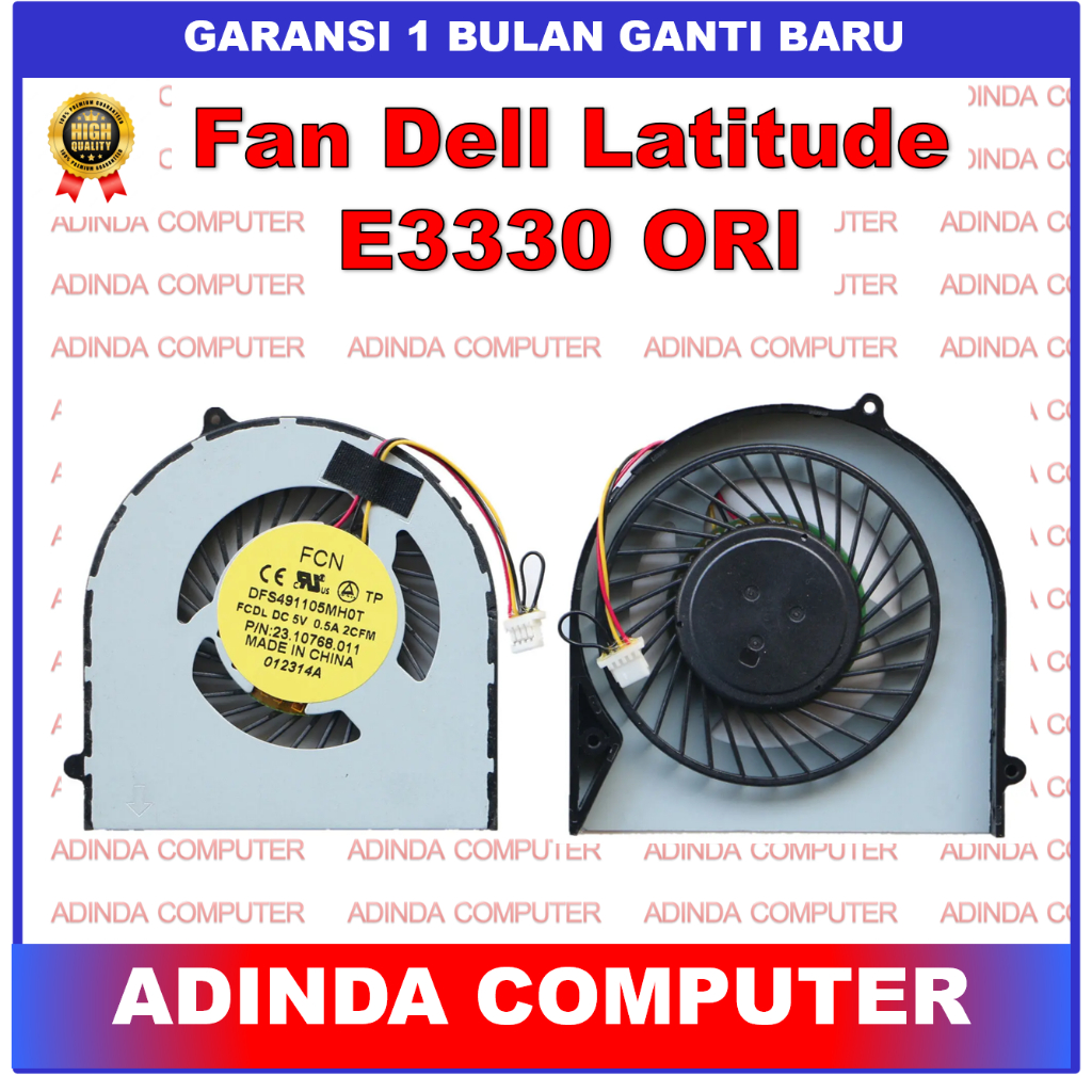 Kipas Fan Dell Latitude E3330 3330 02P18C 2P18C KDB0 ORI