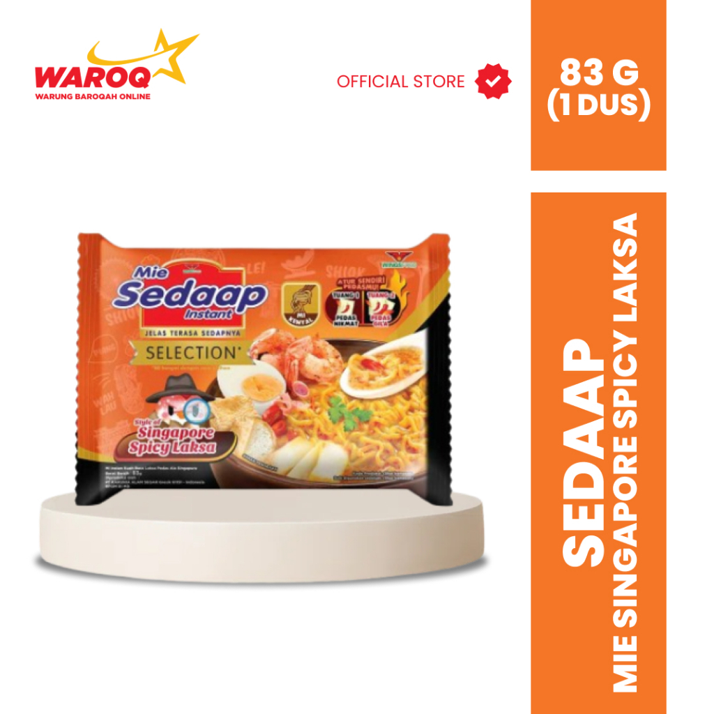 

SEDAAP MIE INSTANT SINGAPORE SPICY LAKSA 83GR (DUS)