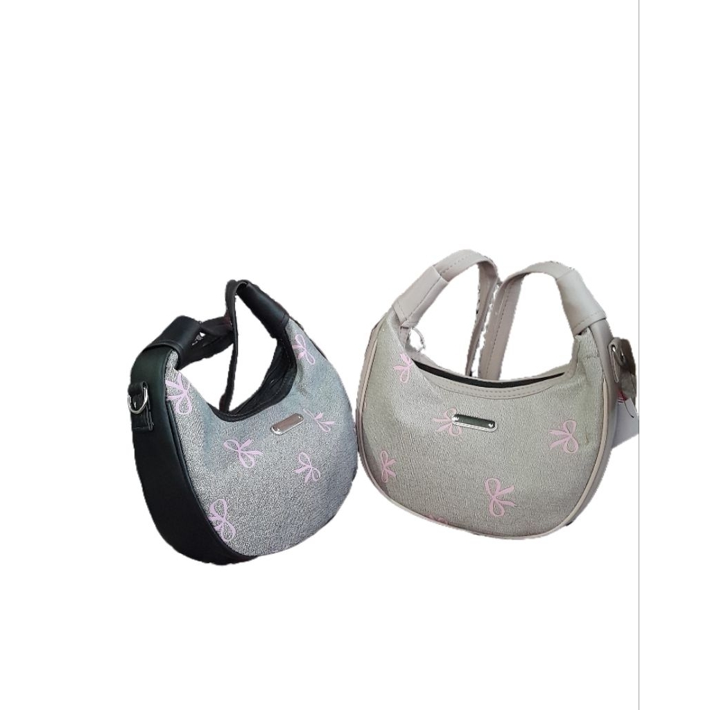 tas bahu tas wanita cantik tas fashion motif bunga