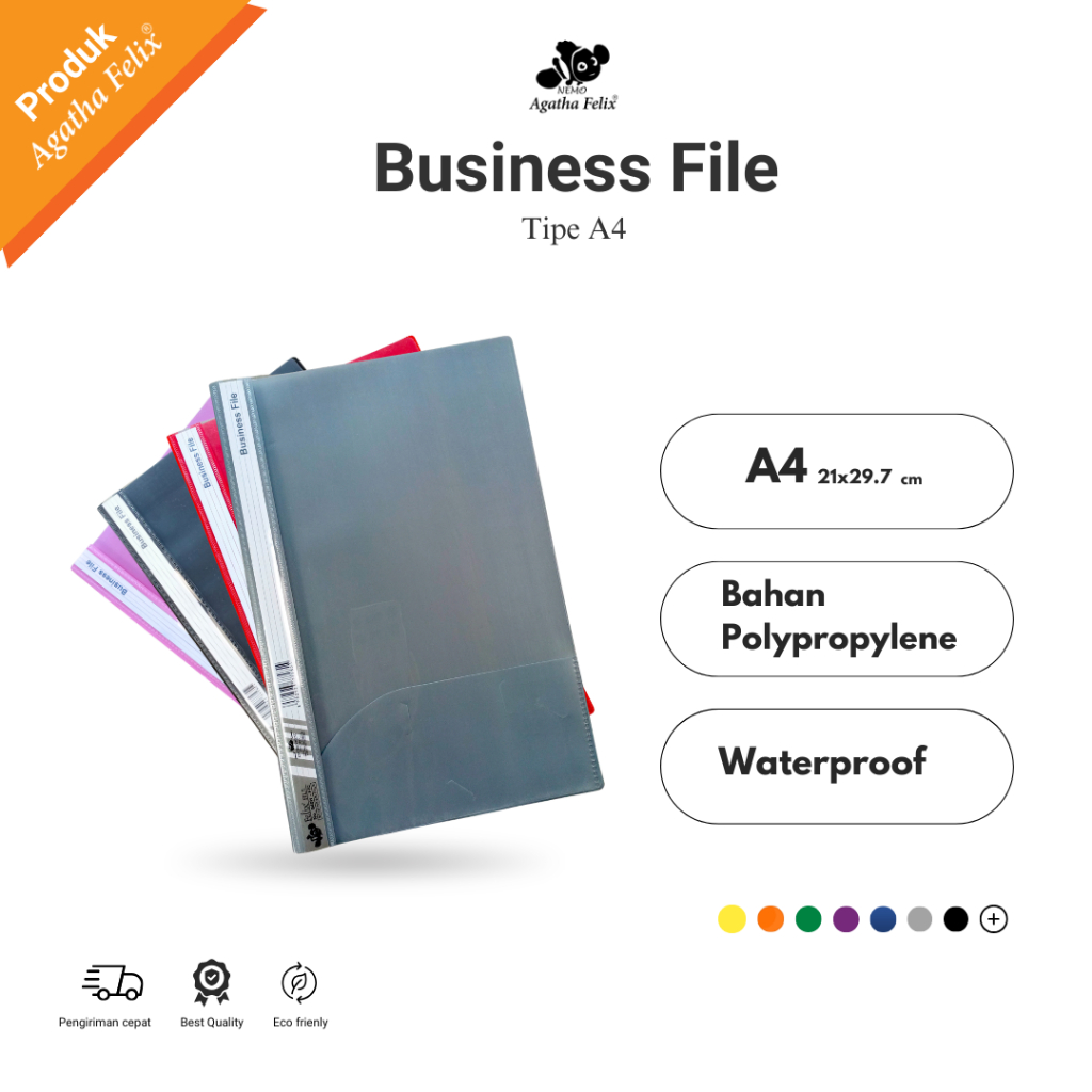 

Agatha Felix - Business File A4 | Tebal 0.18 cm