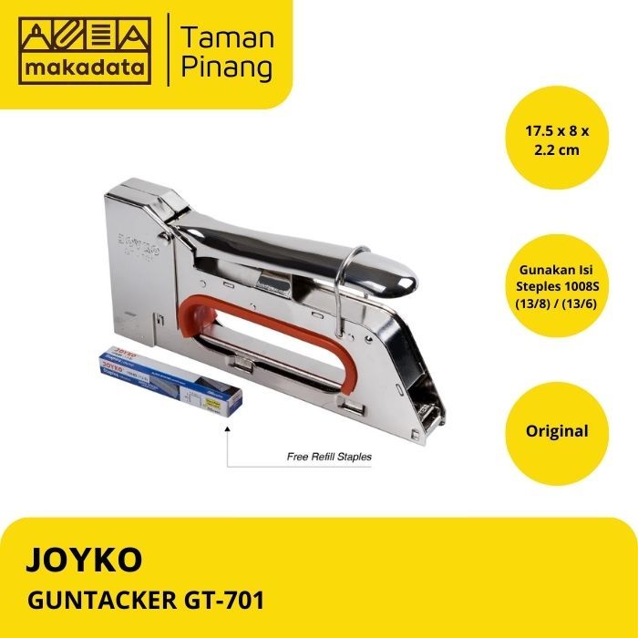 

JOYKO GUN TACKER GT-701 / STEPLER TEMBAK (1 PCS)