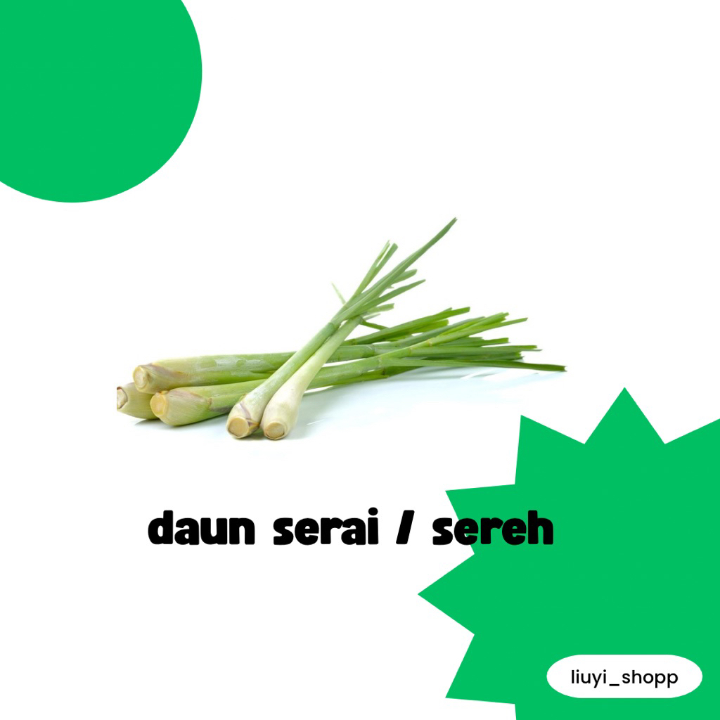 

daun sereh / serai segar wangi 1 ikat (TERMURAH)
