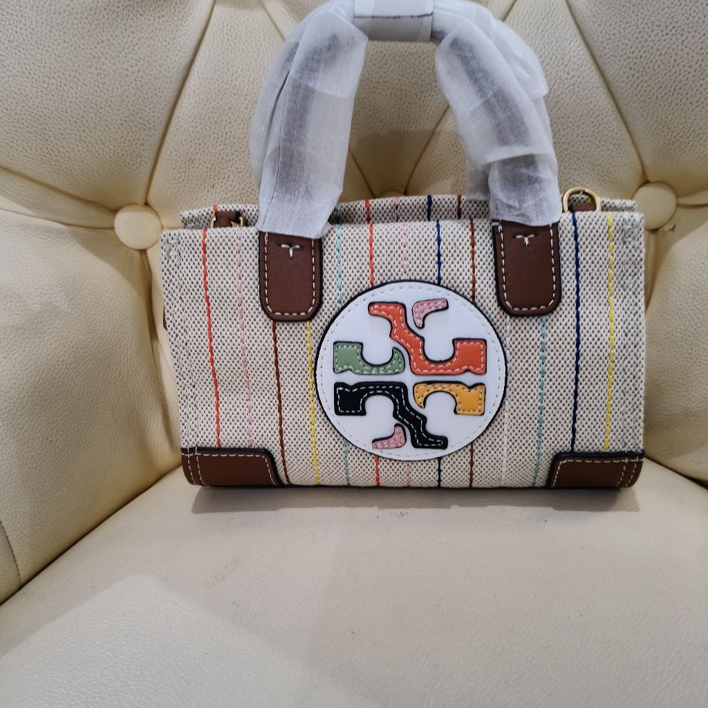 tory burch ella micro canvas tb