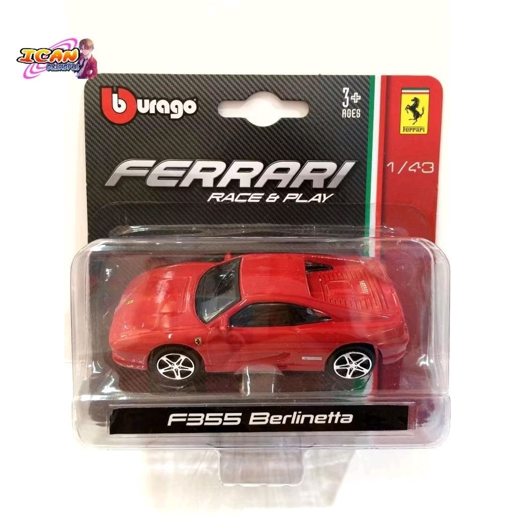 Bburago Ferrari F355 Berlinetta Vintage Original Official Merchandise F1 Scuderia Ferrari Diecast 1: