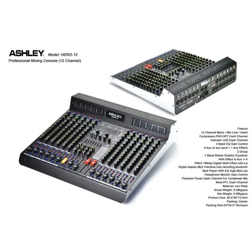 mixer 12 channel ashley HERO 12