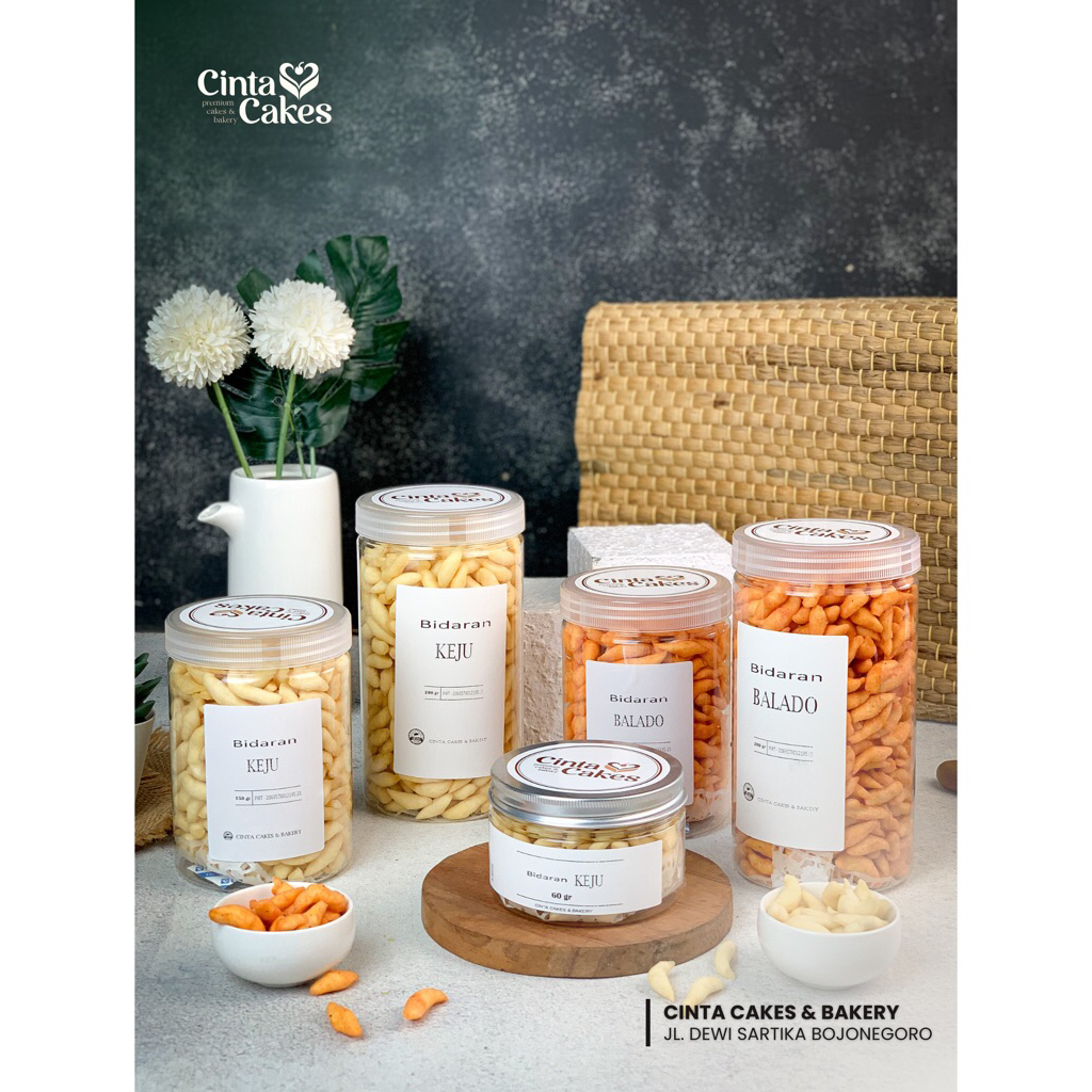 

Cinta Cakes & Bakery - Bidaran -Telur Gabus - Kemasan Toples