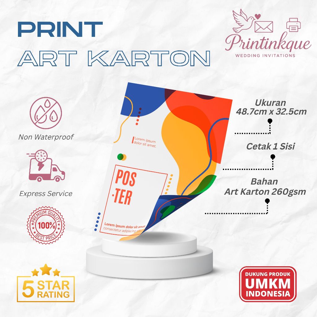 

Print Art KartonA3+ Premium – Kertas Cetak Halus & Tebal untuk Hasil Tajam