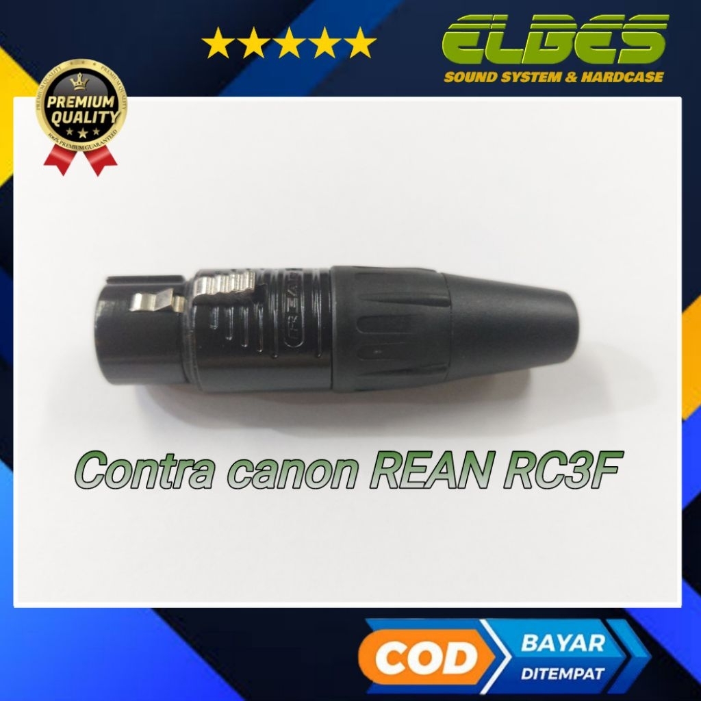 CONTRA CANON REAN RC3F SOKET XLR ORIGINAL BY NEUTRIK