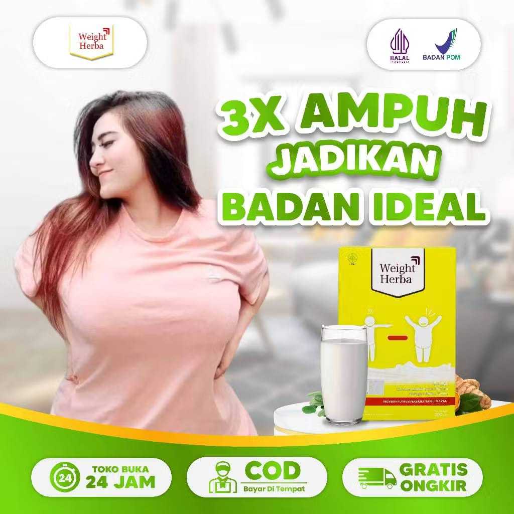 

Weight Herba - Susu Herbal Penambah Nafsu Makan & Penggemuk Berat Badan | 200gr