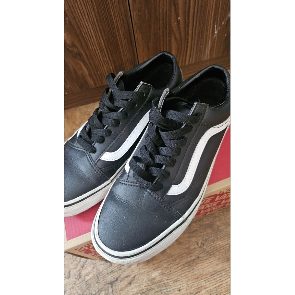 preloved vans old skool leather