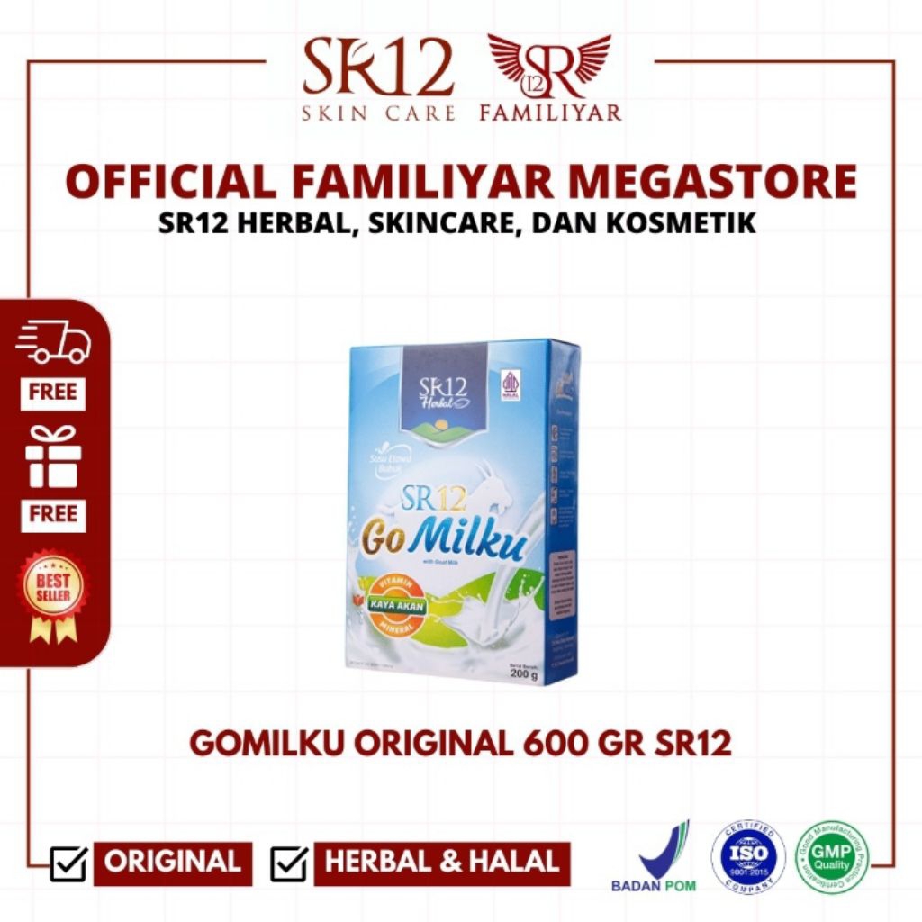 

SR12 Herbal Susu Etawa Bubuk Go Milku 600g