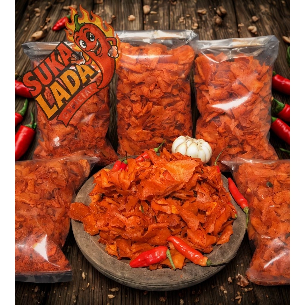 

PAKET HEMAT 1 3PCS Keripik Setan / Kripset Kemasan 250GRAM Total Kemasan 750GRAM Cemilan Keripik Singkong Pedas Best Seller Harga Termurah Rasa Lezat Pedas Gurih Asin Garing Renyah & Tidak Keras COD Free Ongkir