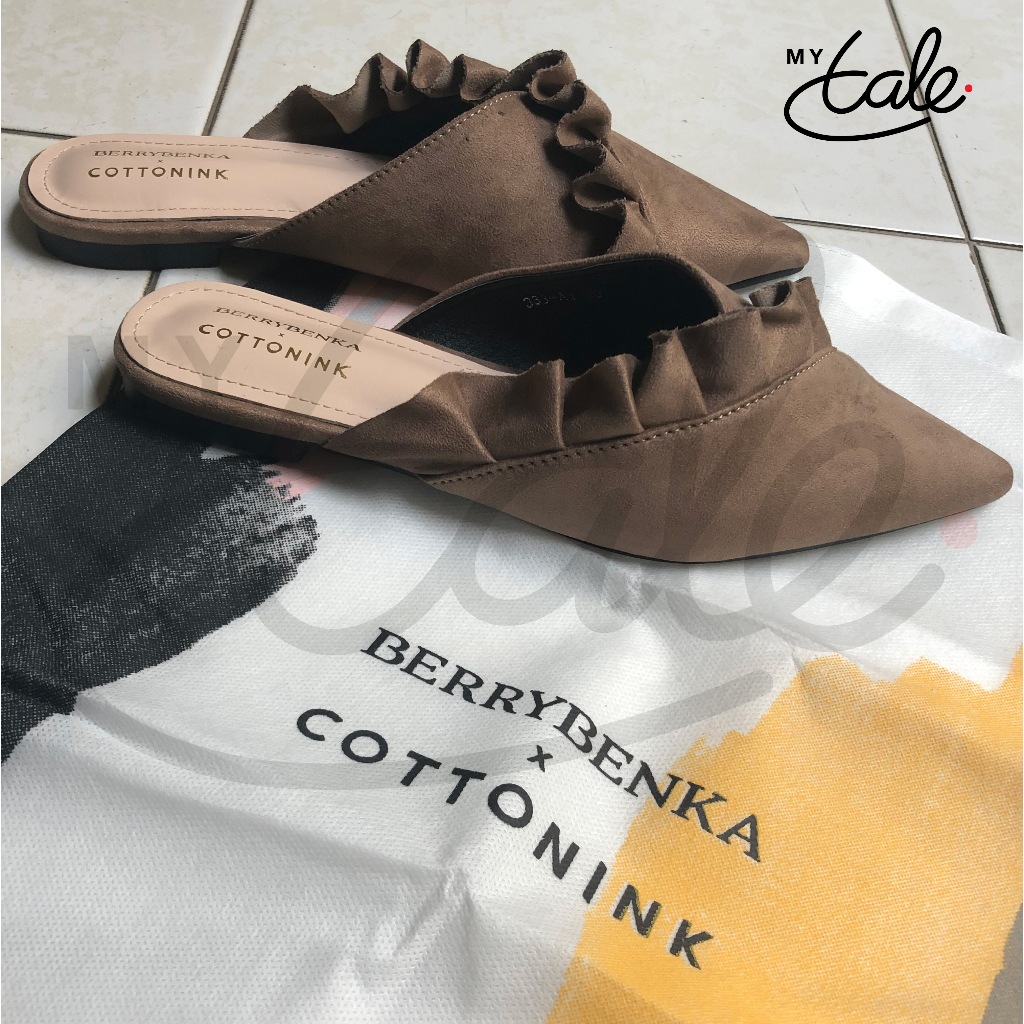 (NEW-ORI) Cottonink x Berrybenka Flat Shoes