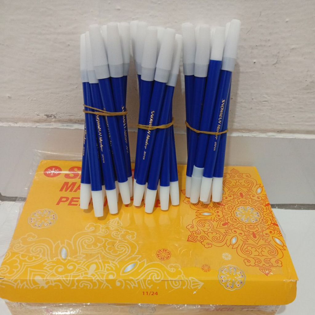 

spidol kecil Snowman PW-1A warna BIRU (harga per/12 pcs)
