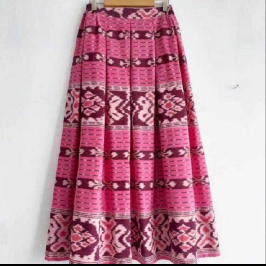 ROK TENUN ,ROK WIRU PANJANG TENUN WANITA ,ROK KERJA