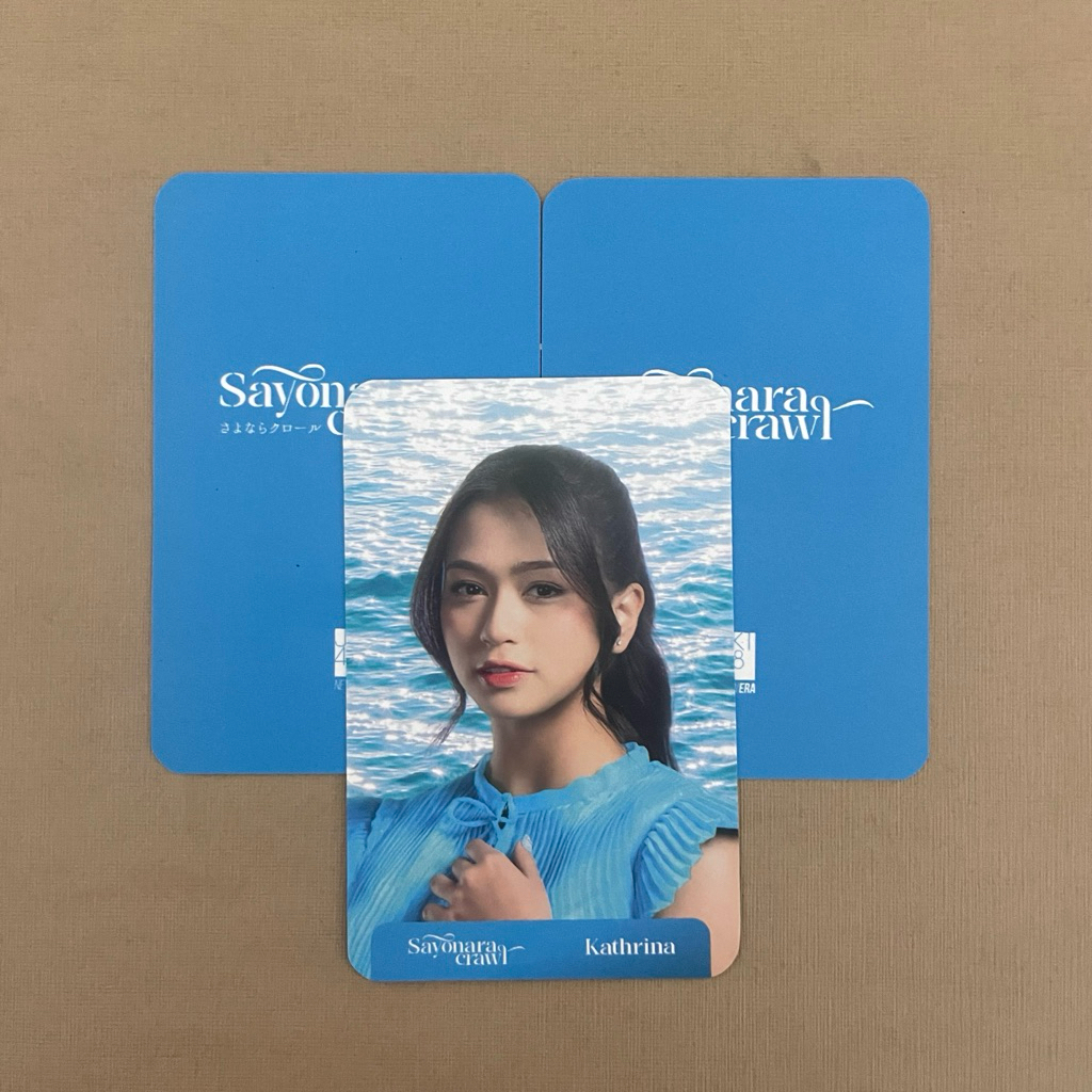 Photocard Kathrina JKT48 Sayonara Crawl