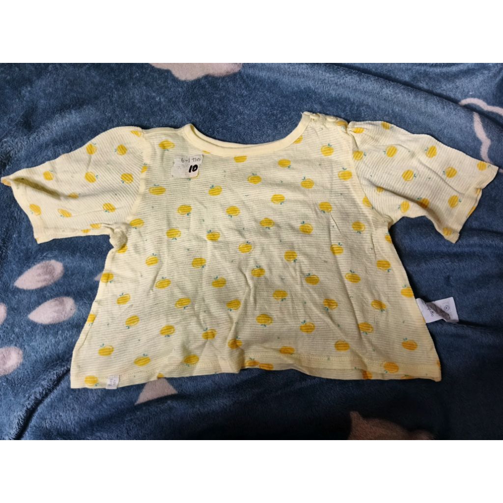 PRELOVED [Agabang] Baju Bayi Motif Lemon