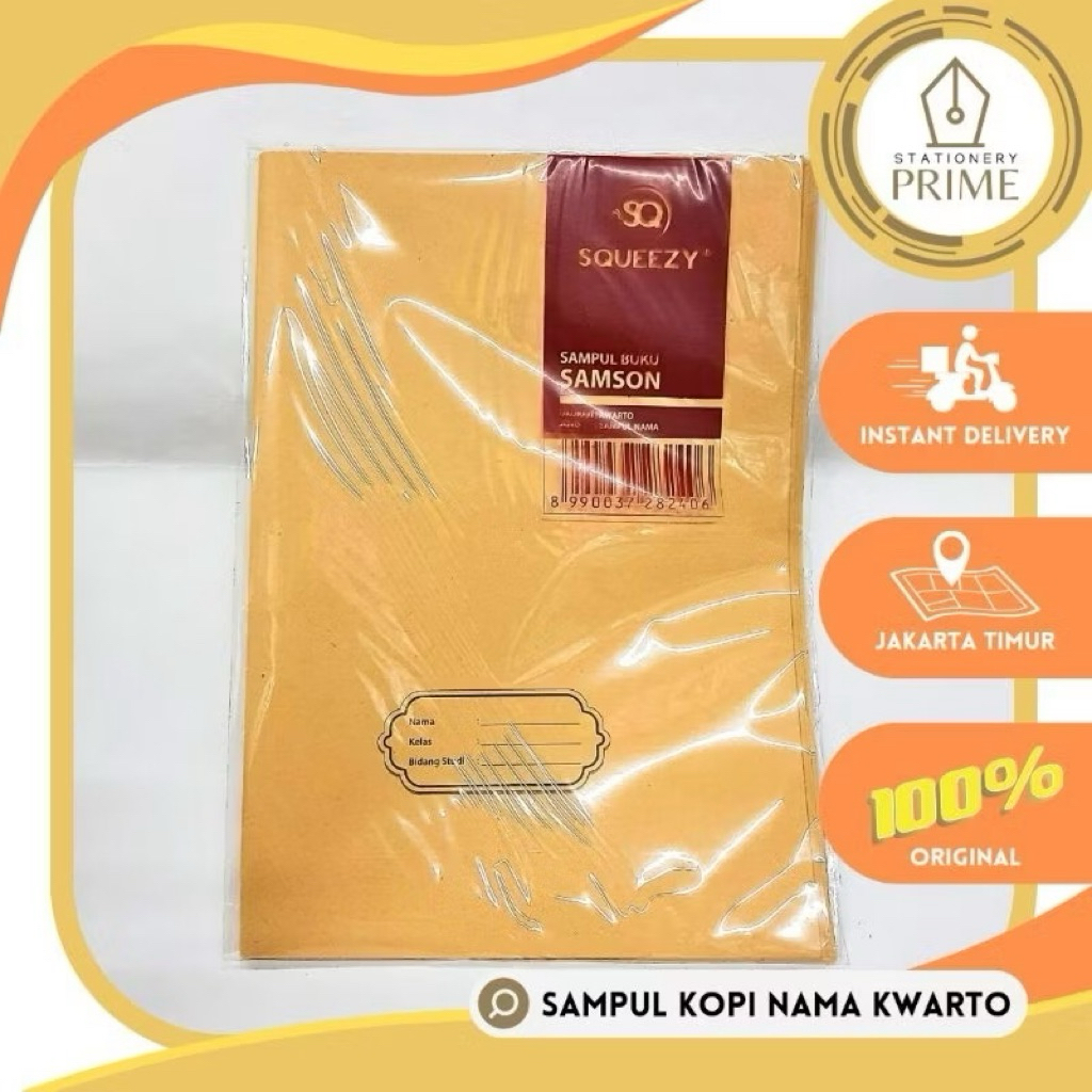 

Sampul Buku Tulis Ukuran Kwarto Kopi Nama Samson iso 20 lembar