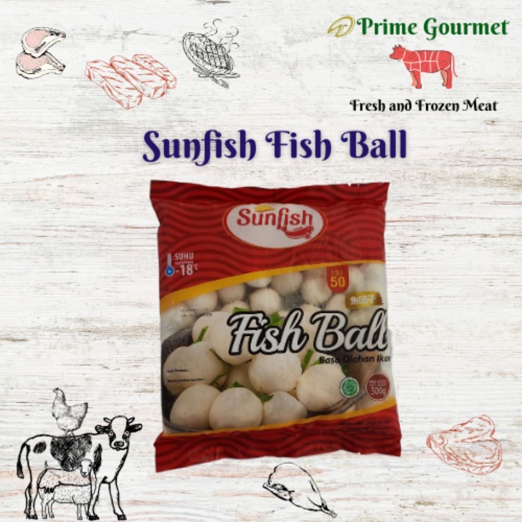 

Sunfish Fish Ball / Baso Ikan kecil