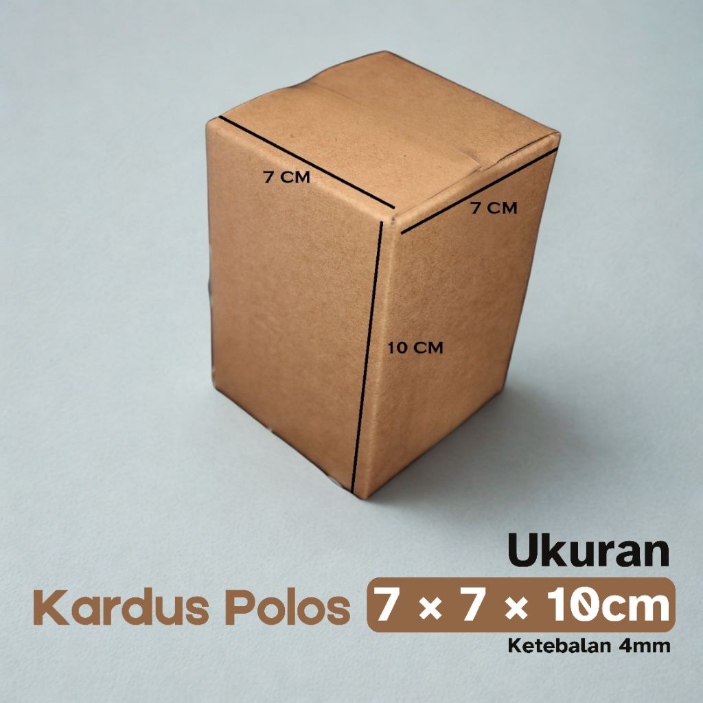 

Kardus Polos Packing 7x7x10
