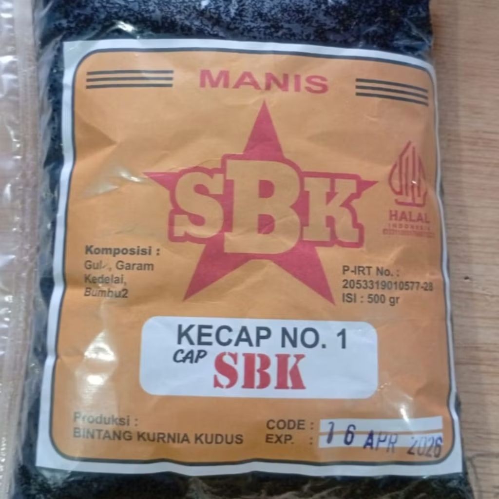 

kecap SBK asli khas Kudus .no 1
