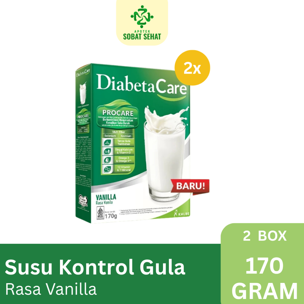 

[2 BOX] Diabetacare Milk Vanilla 170g