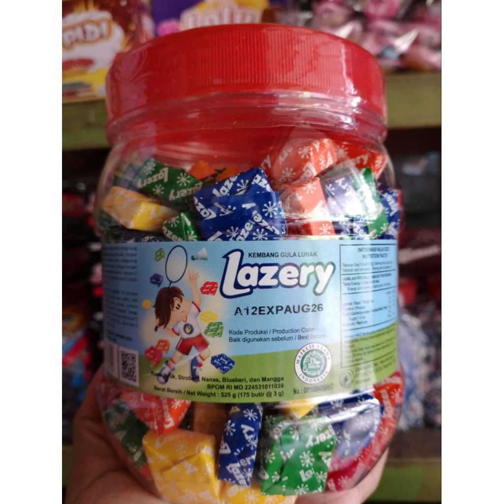 

PERMEN LAZERY YOGURT KOTAK ISI 175 PCS