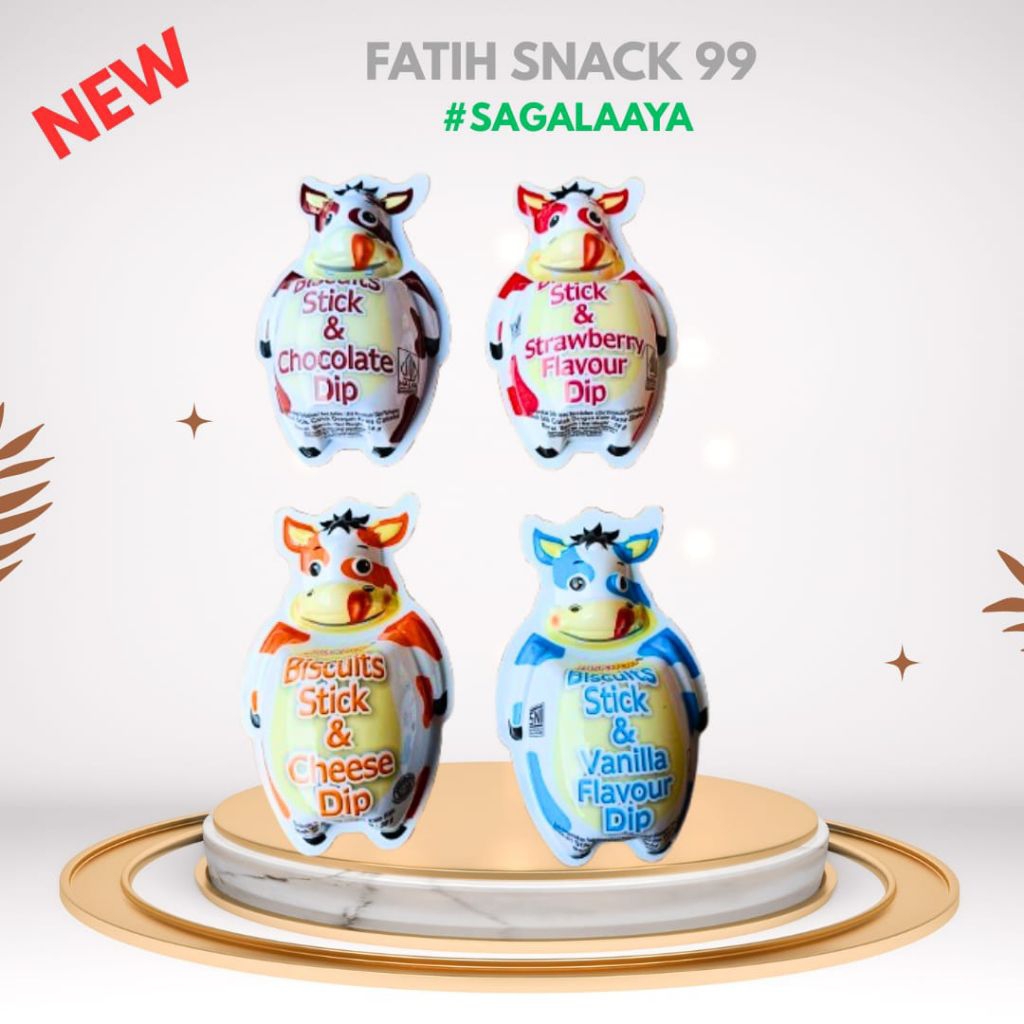 

BISKITOP SAPI 1 PCS X 28G RASA CHOCOLATE DIP CHEESE VANILLA STRAWBERRY BISKUIT STICK MAKANAN KARAKTER