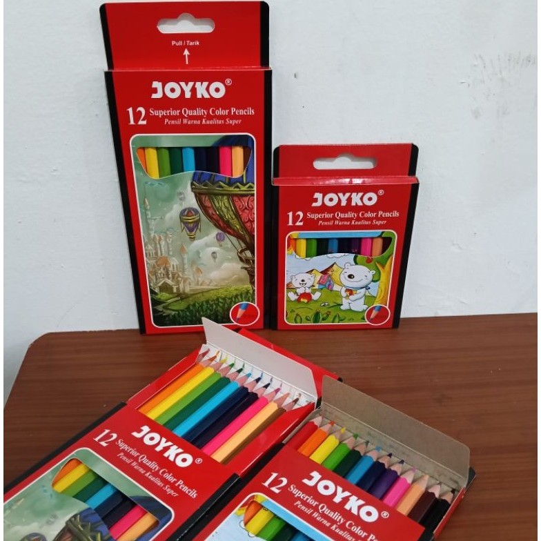 

PENSIL WARNA JOYKO PANJANG 12 WARNA