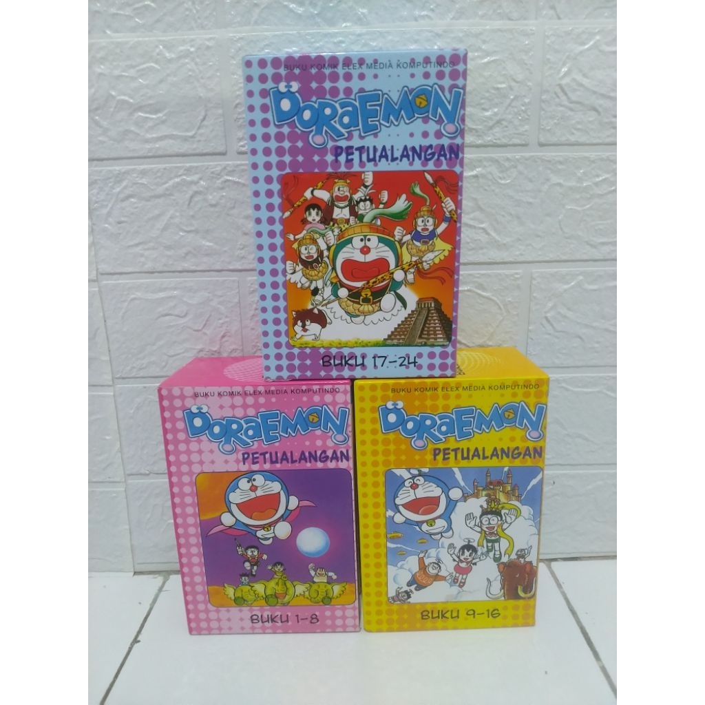 Komik Doraemon Petualangan Box Set 24 buku (1-24) lengkap Fullset Tamat Original
