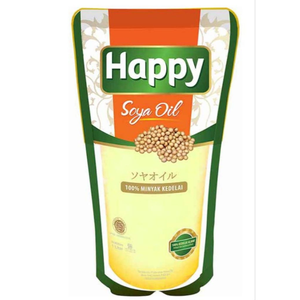 

Happy Soya Minyak Goreng Refill 1L