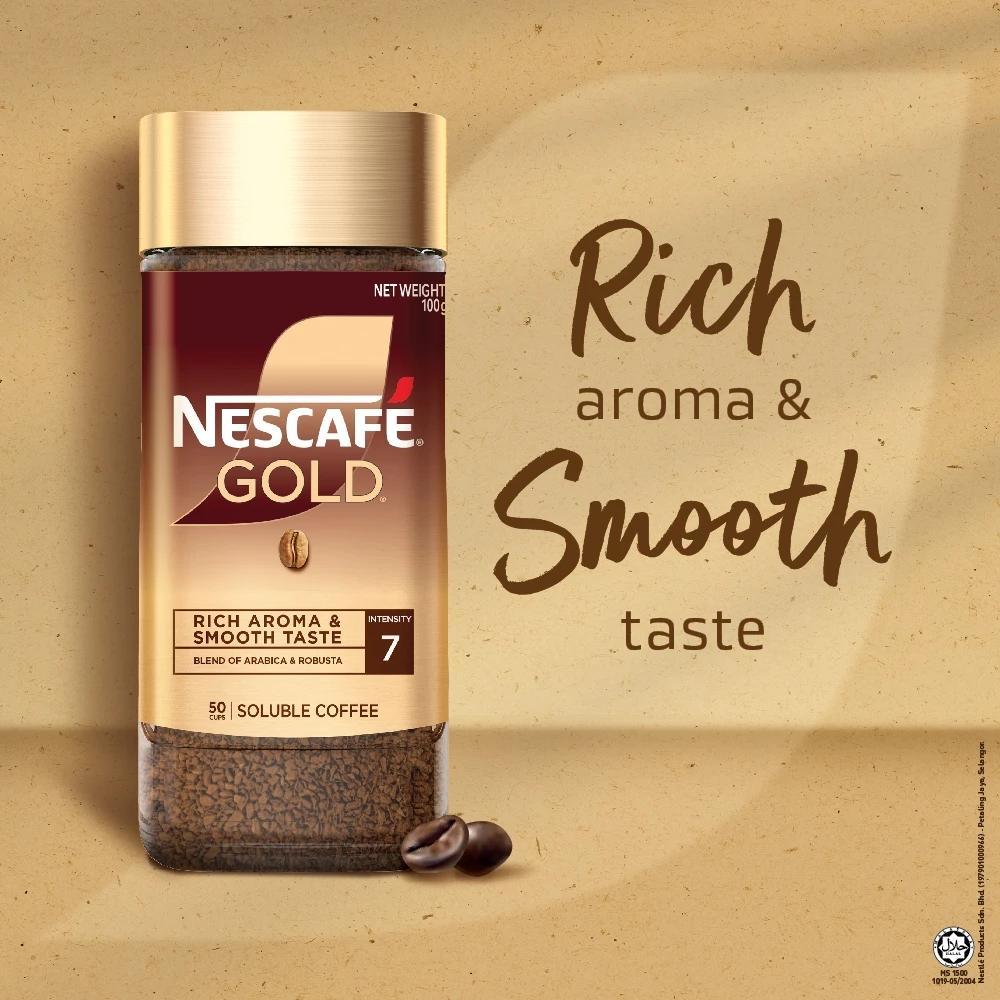 

RB Nescafe Gold Decaf / Nescafe Gold Smooth & Rich / Kopi Nescafe Jar 100gr