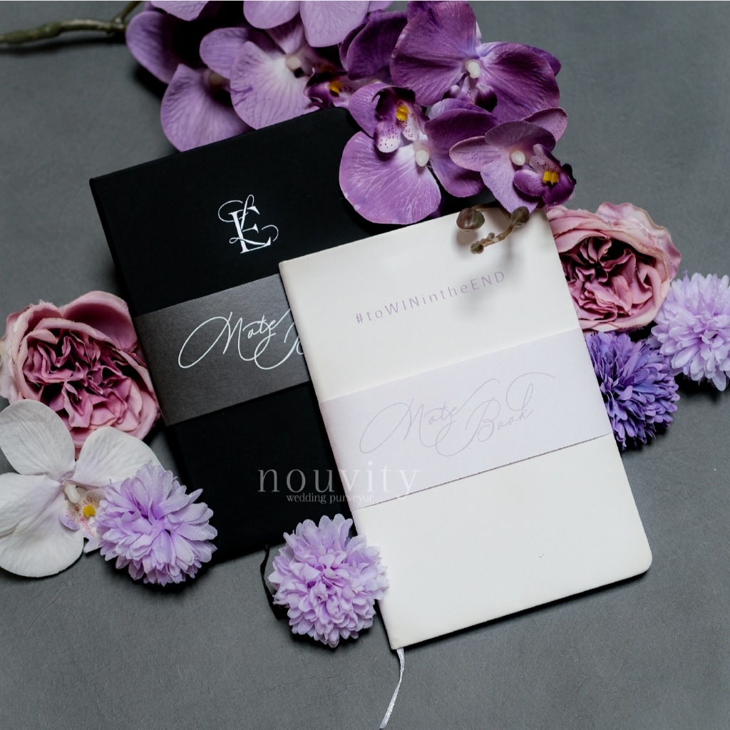 

Custom Satuan Hardcover Notebook Bridesmaid Groomsmen Wedding Gift