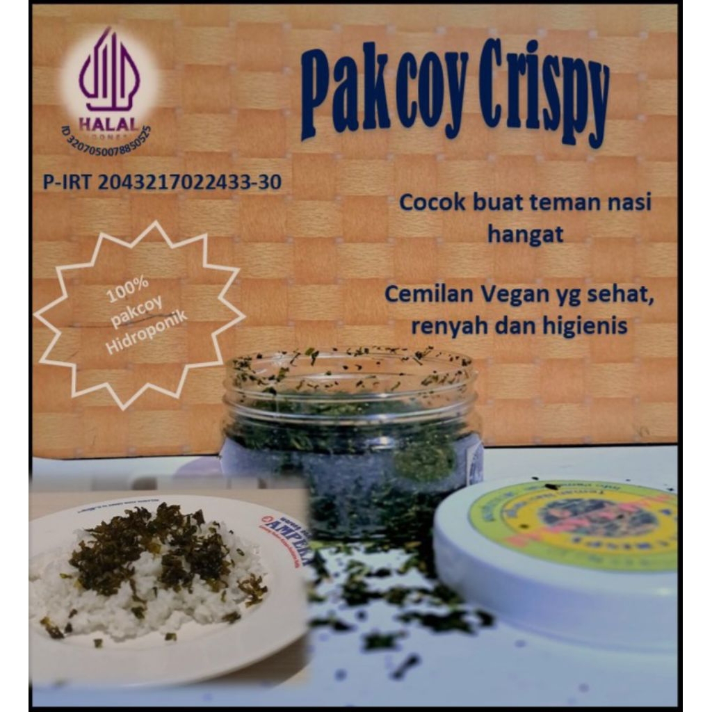 

Pakcoy Crispy Sayuran Hidroponik 62 gr