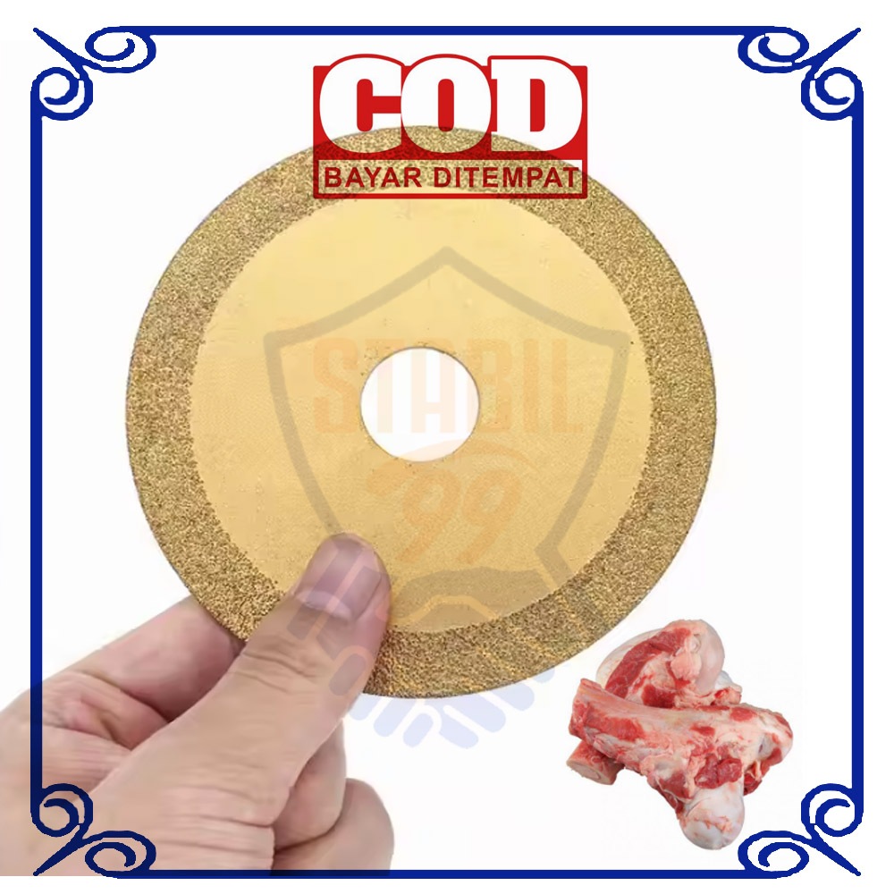 mata mesin gerinda pisau gergaji belah alat pemotong tulang sapi kambing sumsum